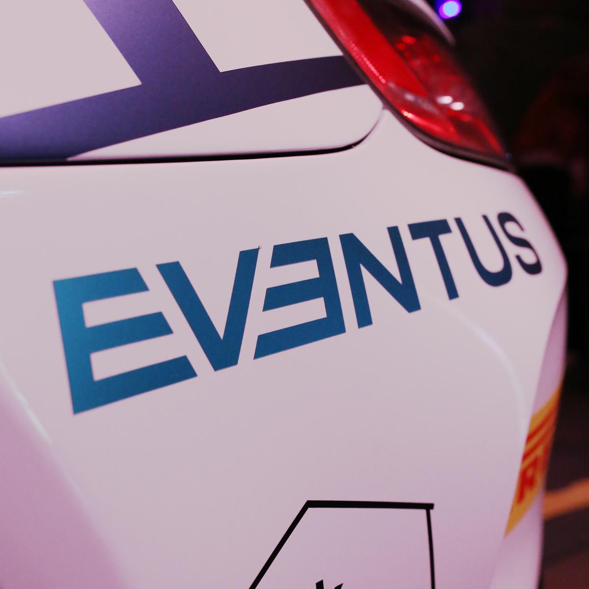 EVENTUS Logo auf Rennwagen